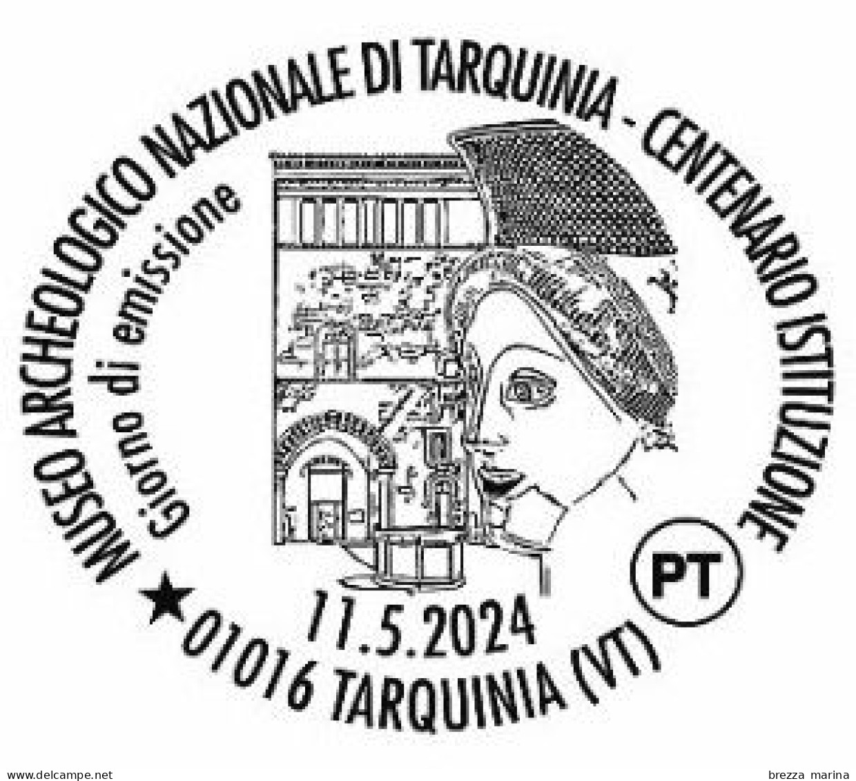 Nuovo - MNH - ITALIA - 2024 - 100 Anni Museo Archeologico Nazionale Di Tarquinia - B - 2021-...:  Nuevos