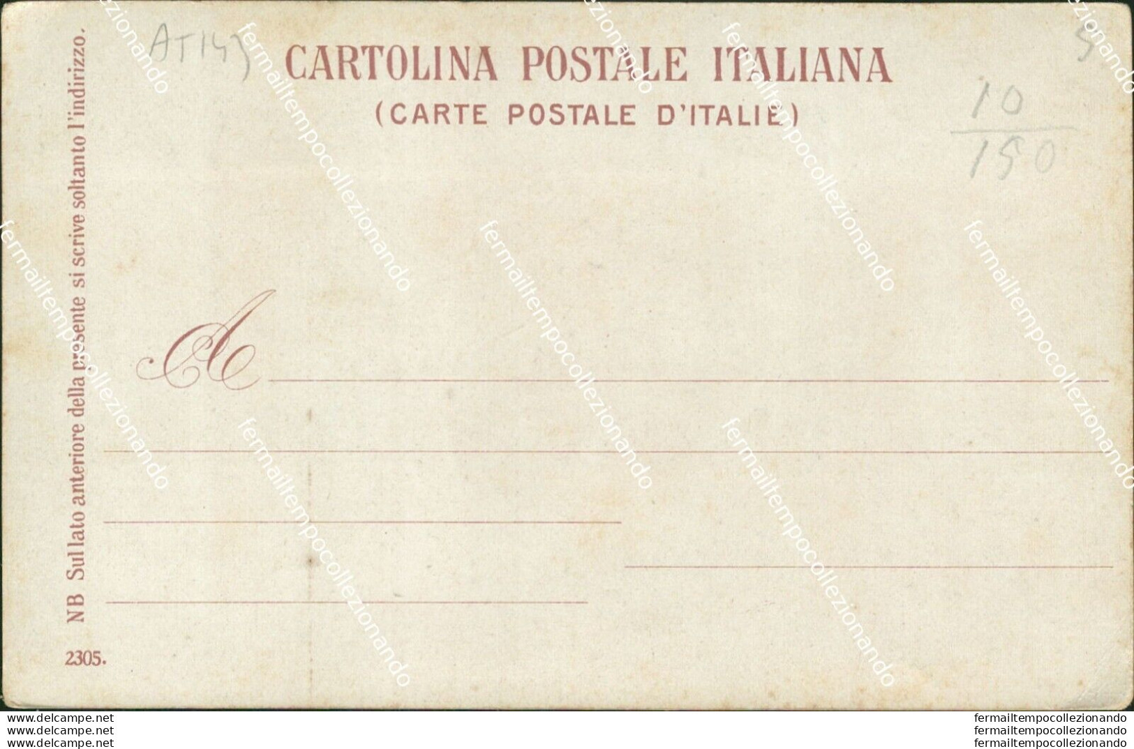 At143 Cartolina Sorrento La Preghiera Nel Deserto Provincia Di Napoli - Napoli (Neapel)