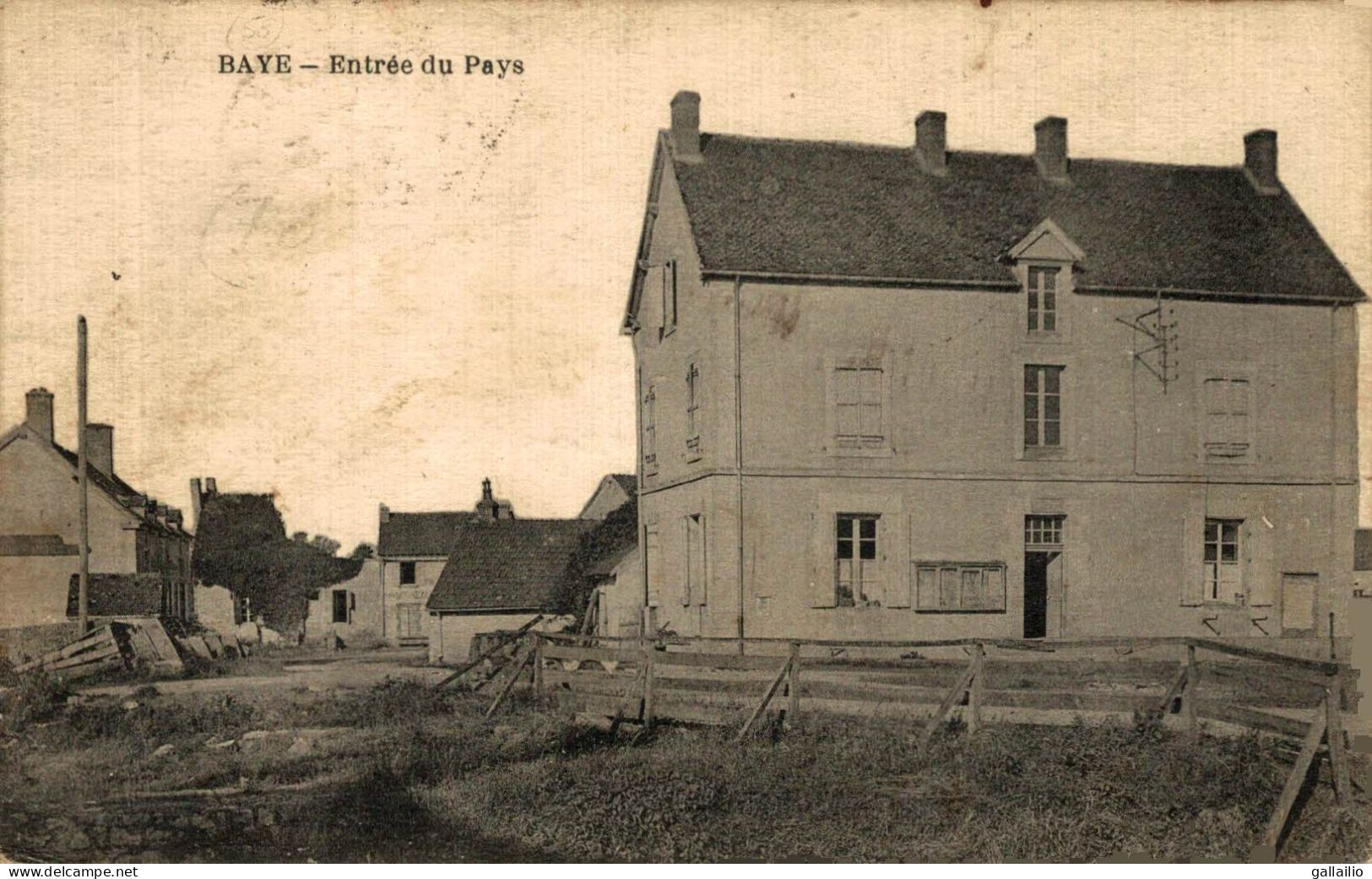 RARE BAYE ENTREE DU PAYS - Autres & Non Classés