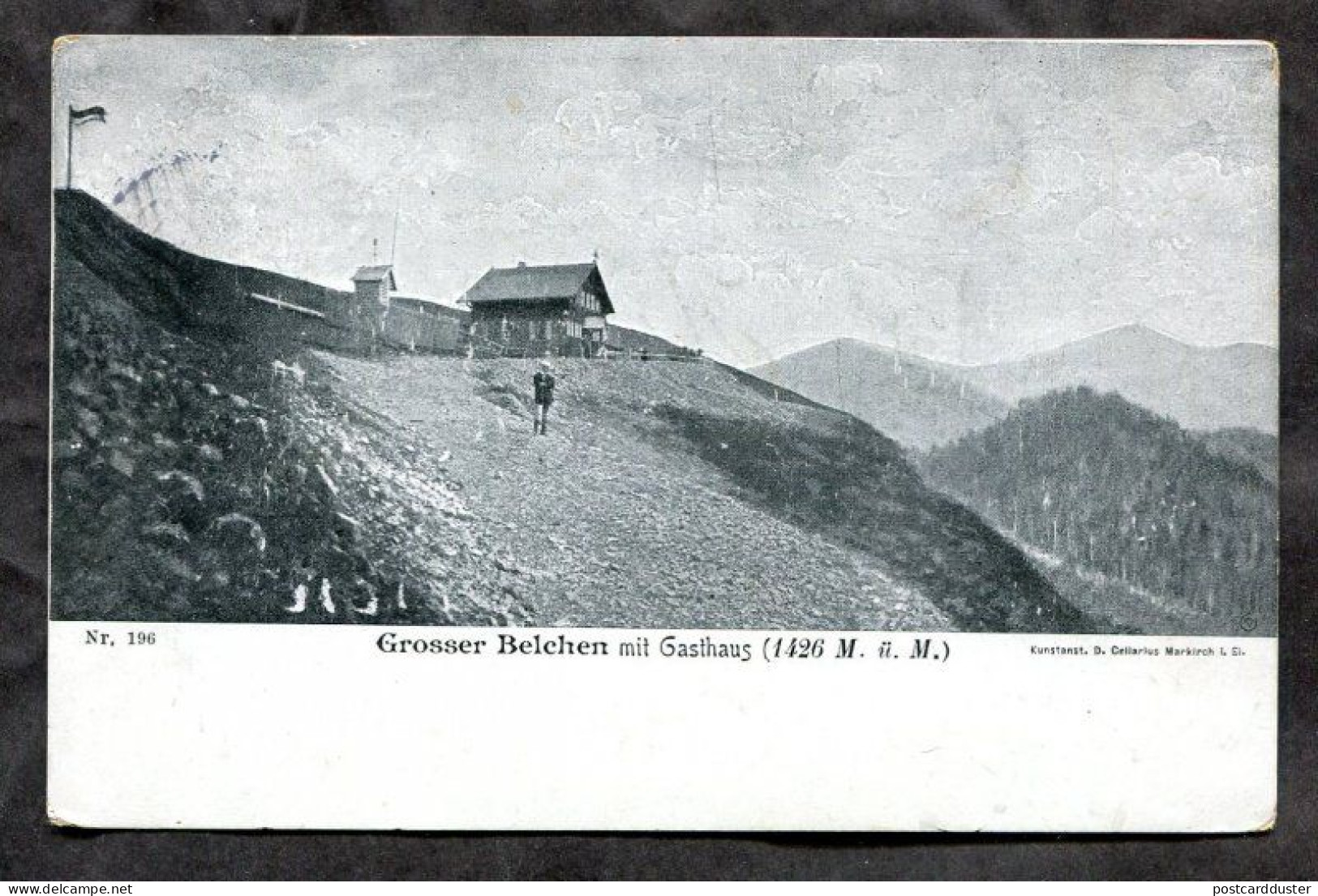 GERMANY Elsass FRANCE Alsace 1904 Gasthaus Grosser Belchen (h20) - Elsass