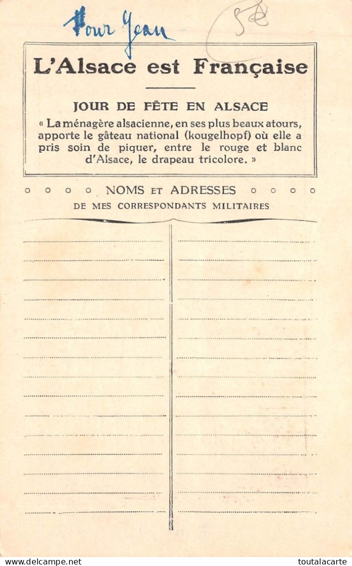 LOT DE 13 CPA CONCERNANT L'ALSACE , LES CIGOGNES COSTUMES .... A VOIR