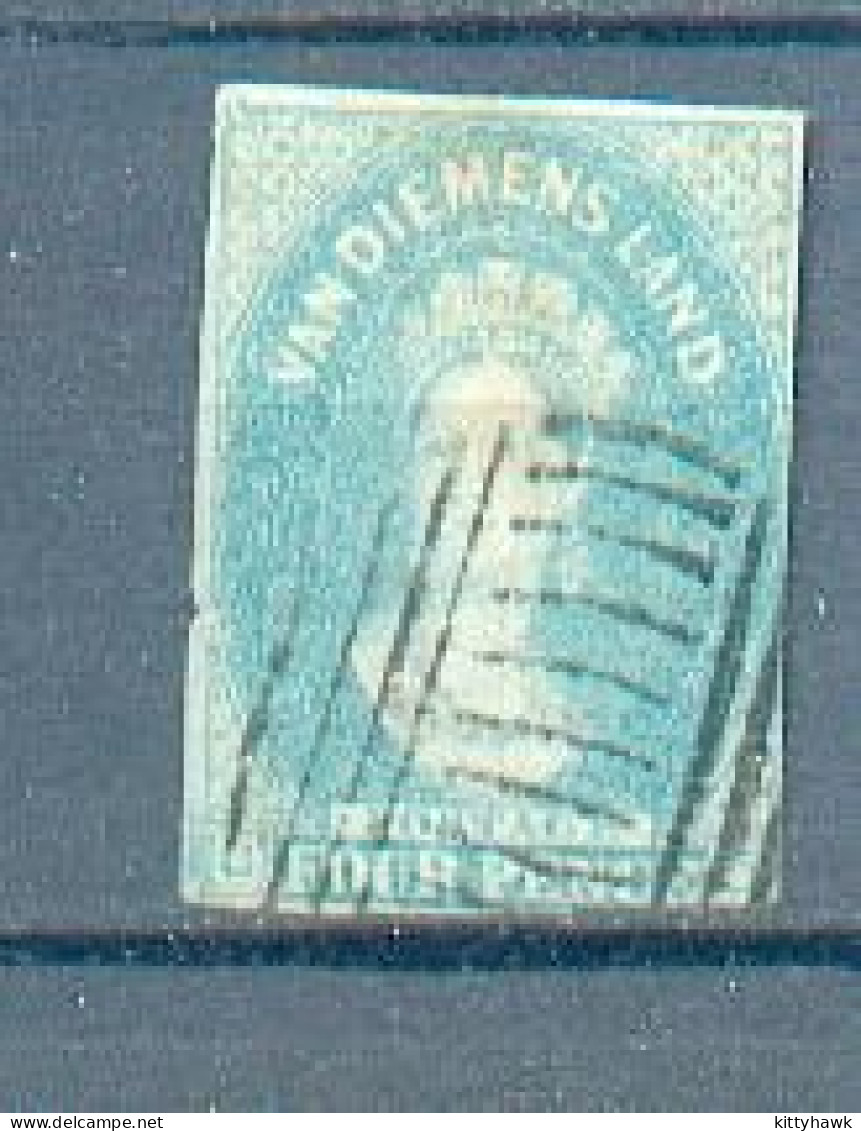 C 91 - Tasmanie  -  YT 12 ° Obli - Marges Courtes - Used Stamps