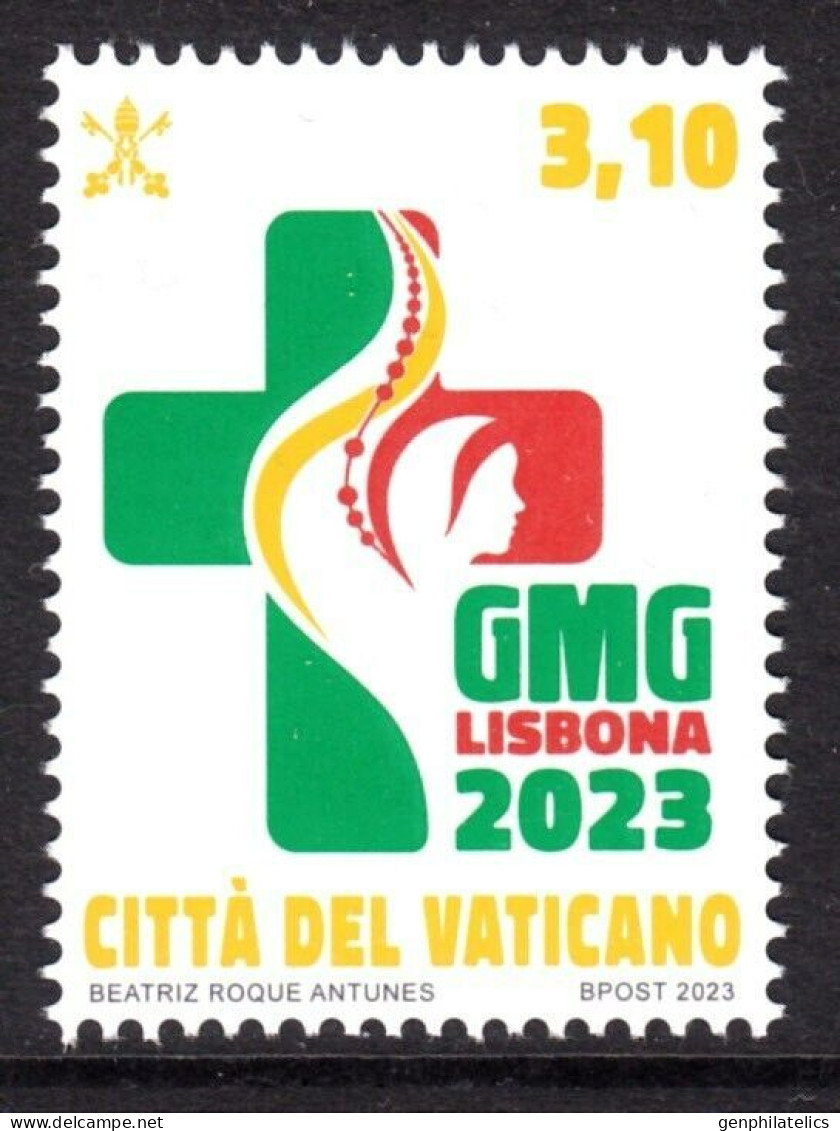 VATICAN CITY 2023 EVENTS. GMG Lisboa. The 37th World Youth Day - Fine Stamp MNH - Neufs