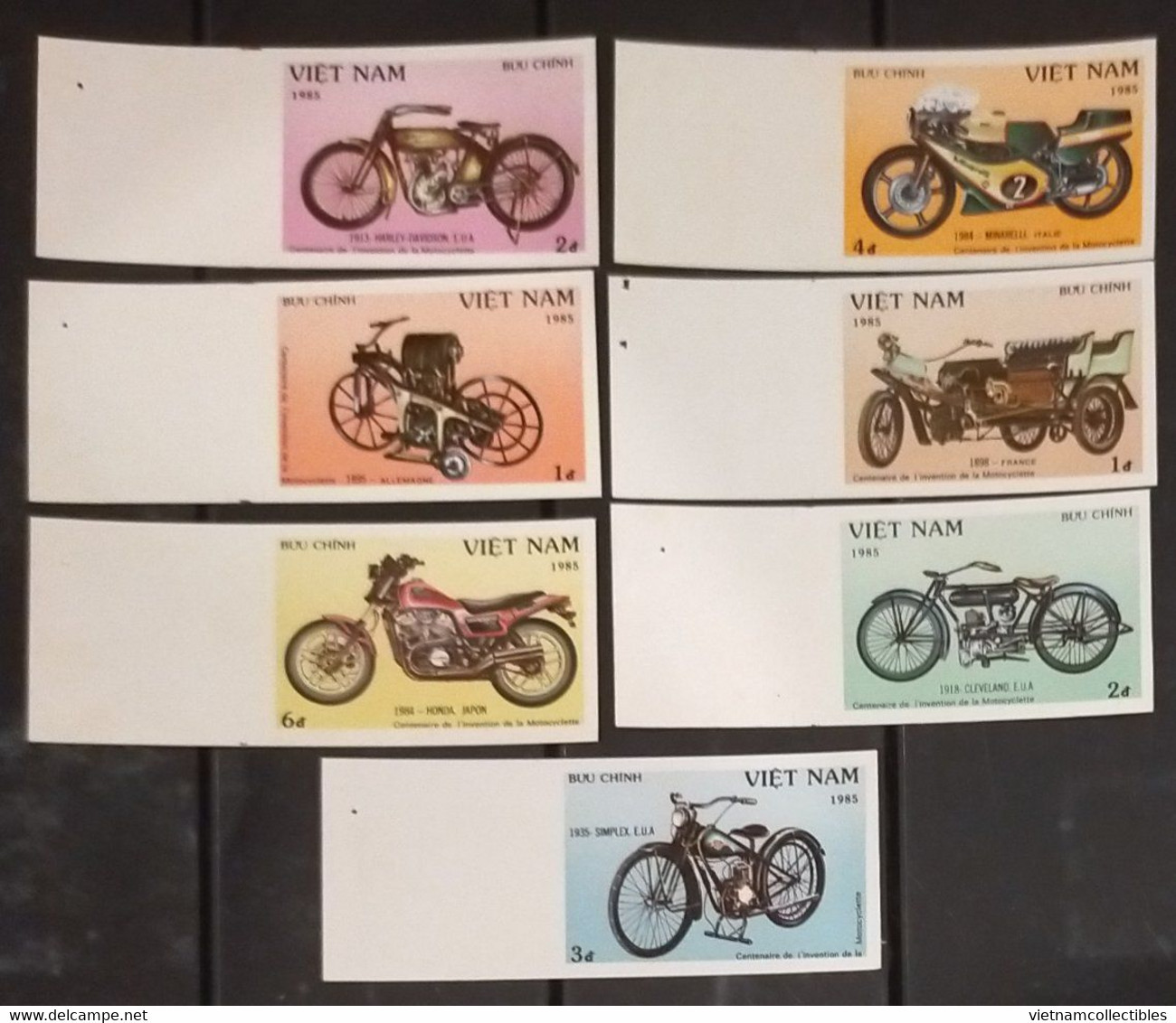 Vietnam Viet Nam MNH Imperf Motorbike / MOTORBIKES / Motorbike / Bike Stamps 1985 (Ms467) - Vietnam