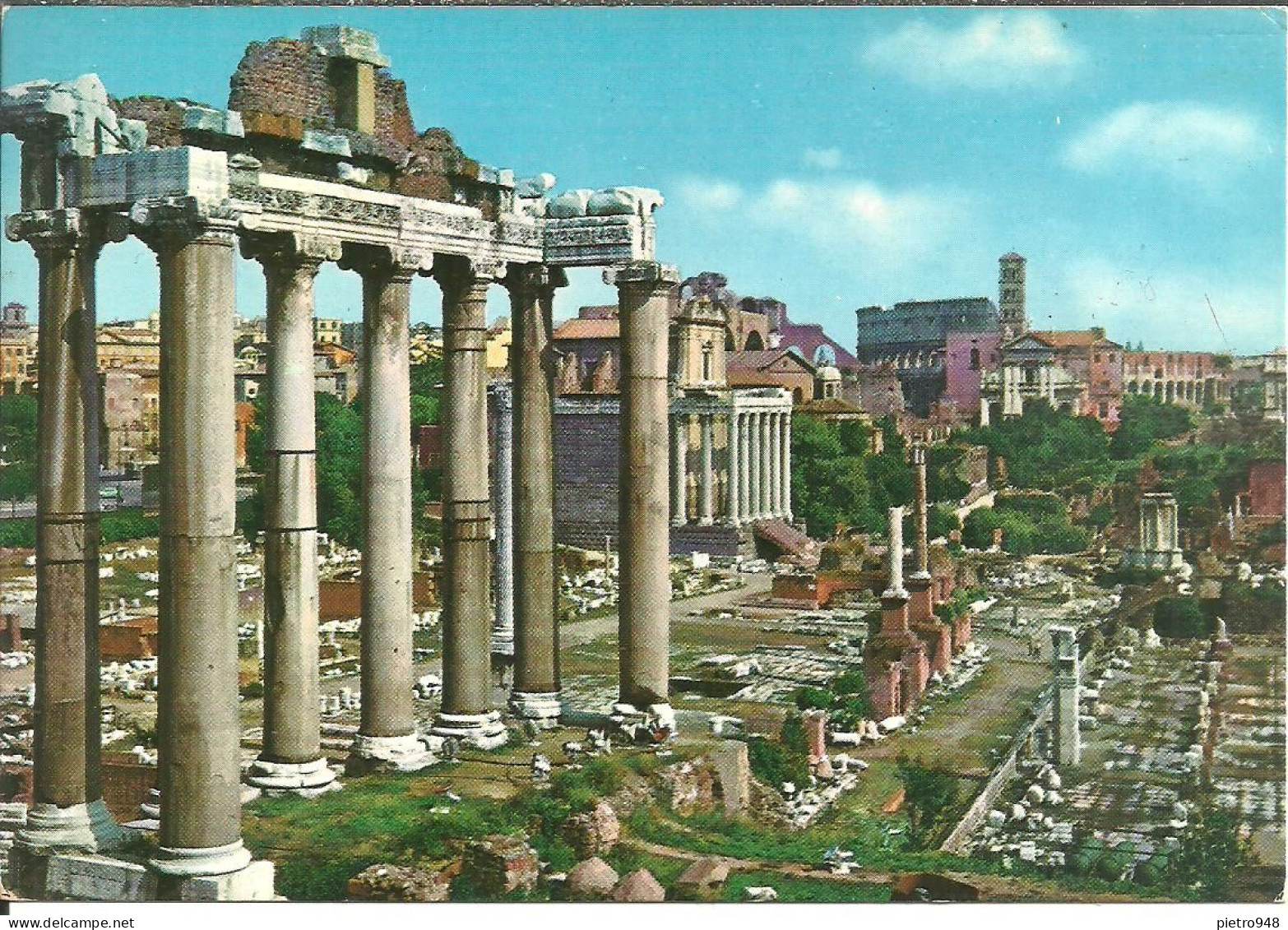 Roma (Lazio) Foro Romano, Tempio Di Saturno, Roman Forum, Forum Romain, Forum Romanum - Andere Monumenten & Gebouwen