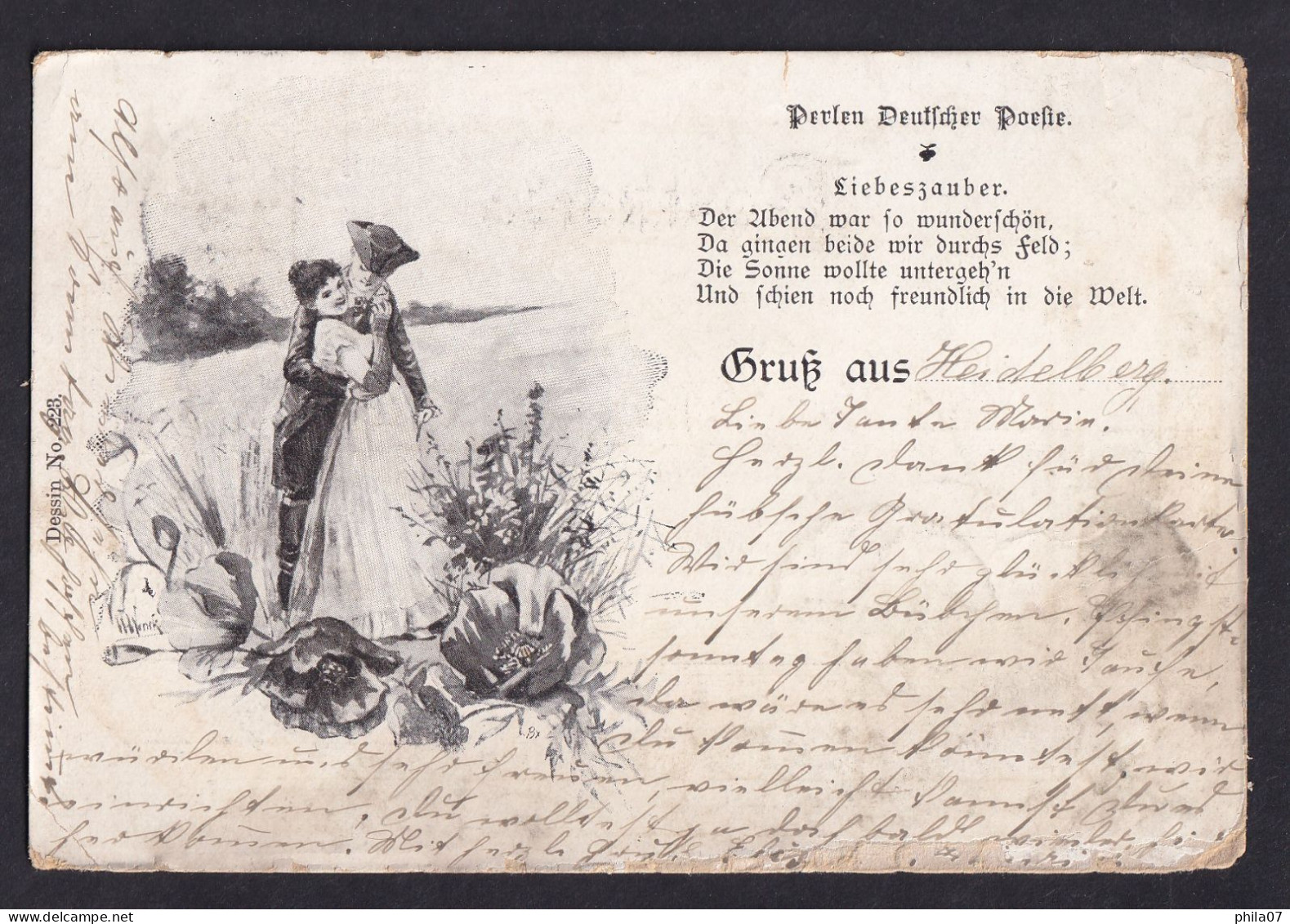 Gruss Aus ... / Year 1904 / Long Line Postcard Circulated, 2 Scans - Gruss Aus.../ Grüsse Aus...
