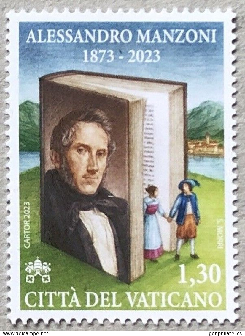 VATICAN CITY 2023 Personalities - Alessandro Manzoni, 1785-1873 - Fine Stamp MNH - Neufs