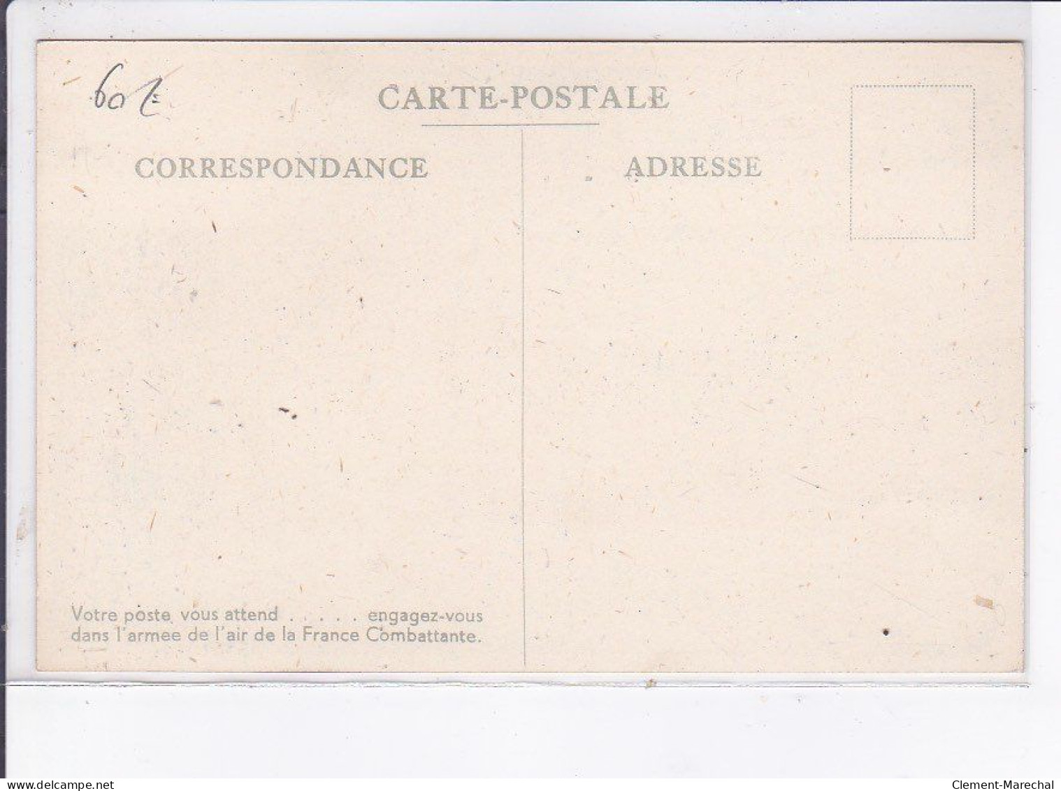 PUBLICITE : Infanterie De L'air (carte Patriotique - Militaire) - Très Bon état - Publicité