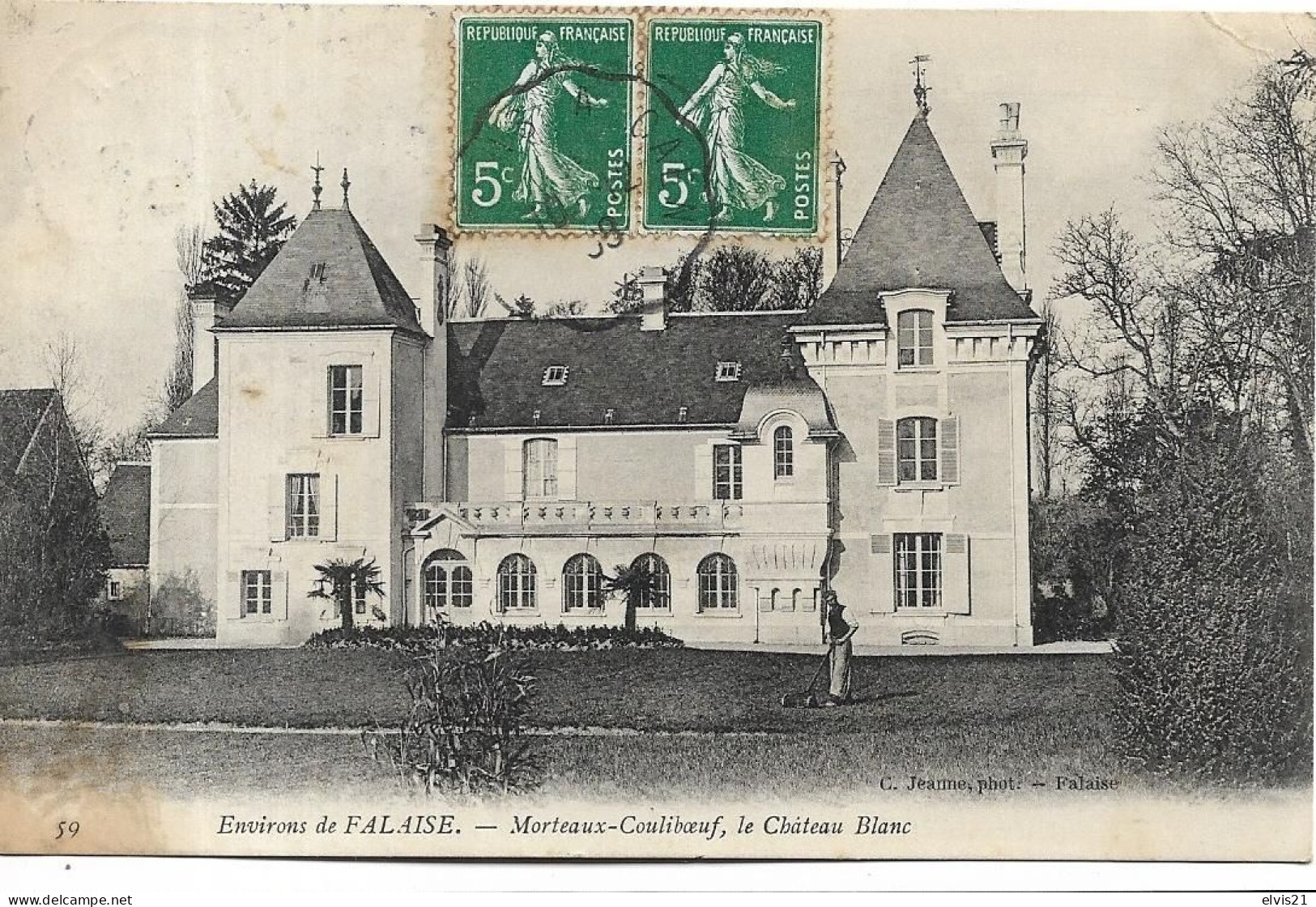 Environs De FALAISE. MORTEAUX COULINEUF. Le Château Blanc - Autres & Non Classés