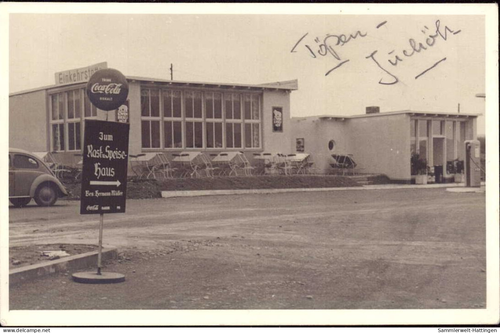 604257 | Ortsansicht, Tankstelle Der Autobahn Raststätte Töpen Juchhöh  | Töpen (W - 8671), -, - - Other & Unclassified