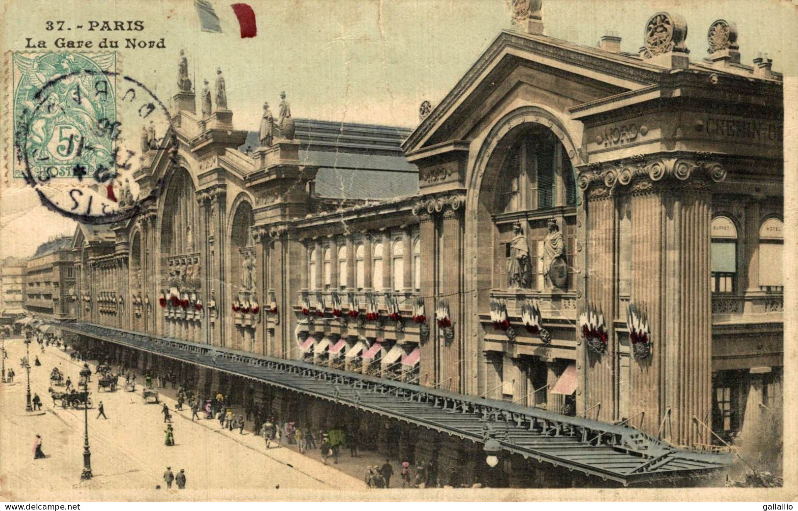 PARIS LA GARE DU NORD - Pariser Métro, Bahnhöfe