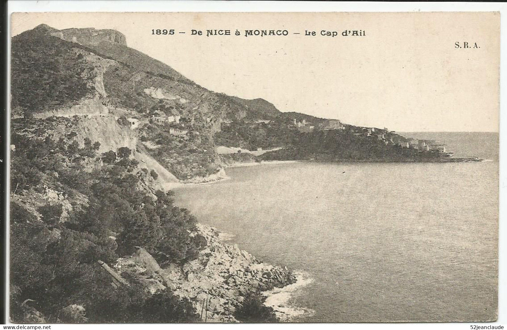 De Nice à Monaco Le Cap D'Ail   Rare    1930    N° 1895 - Cap-d'Ail