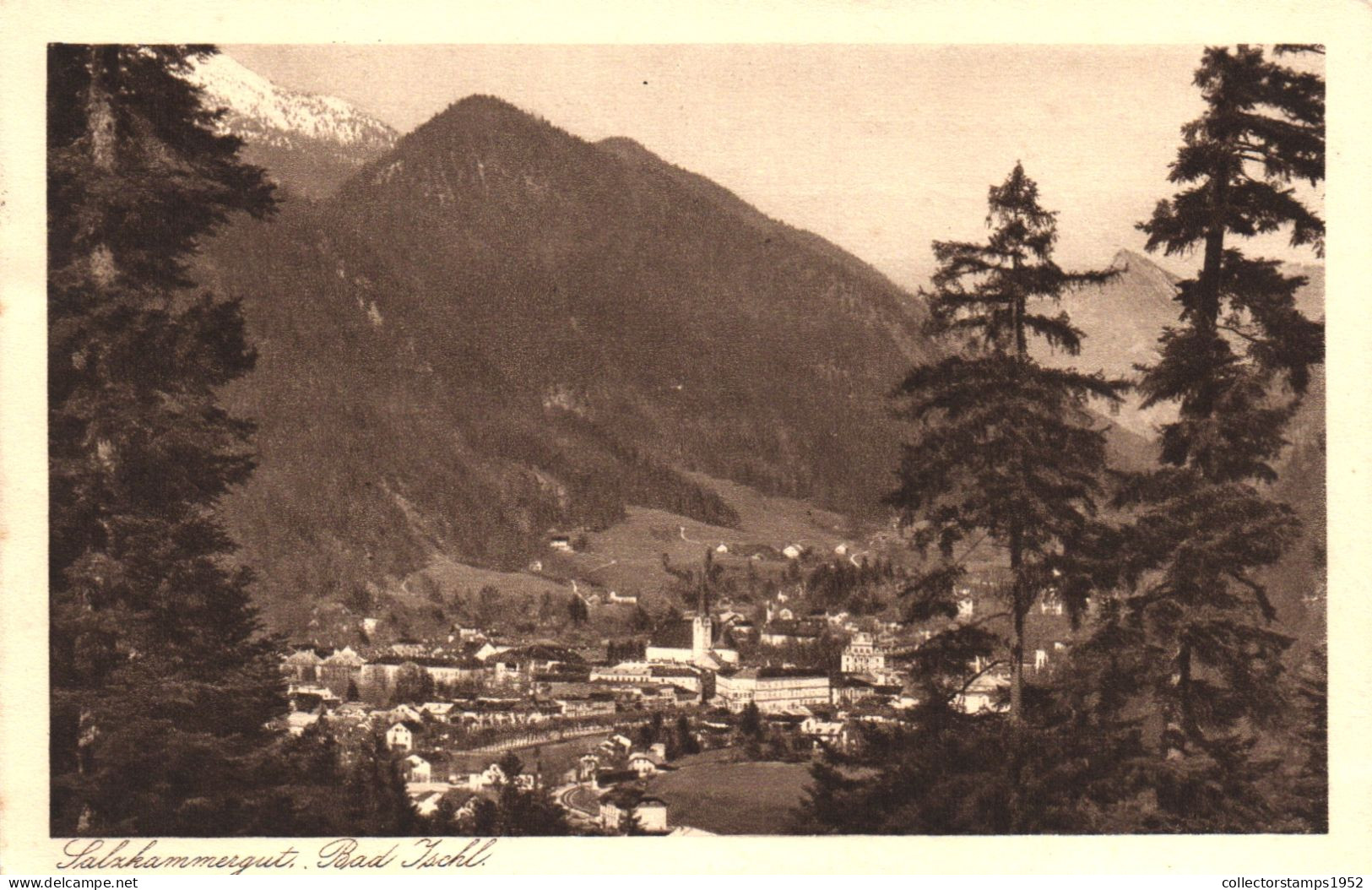 BAD ISCHL, ARCHITECTURE, MOUNTAIN, AUSTRIA, POSTCARD - Bad Ischl