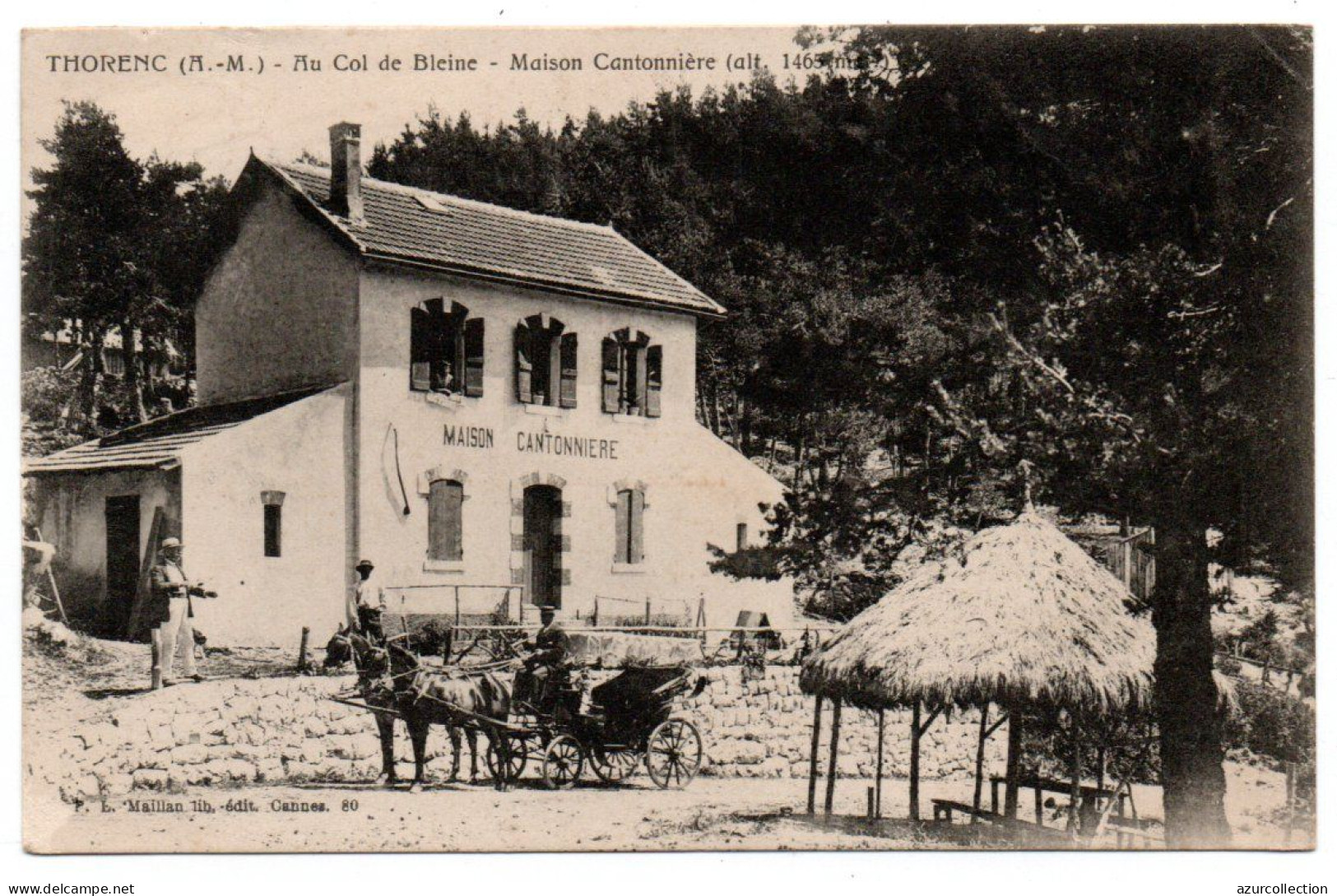 Thorenc. Au Col De Bleine. Maison Cantonnière - Autres & Non Classés