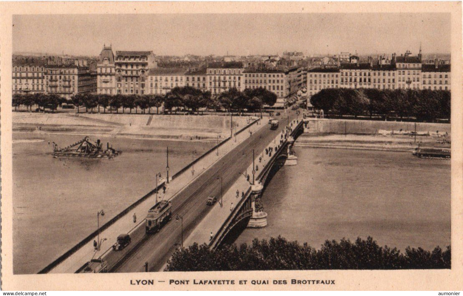 LYON ( 69 ) - Pont Lafayette Et Quai Des Brotteaux - Sonstige & Ohne Zuordnung