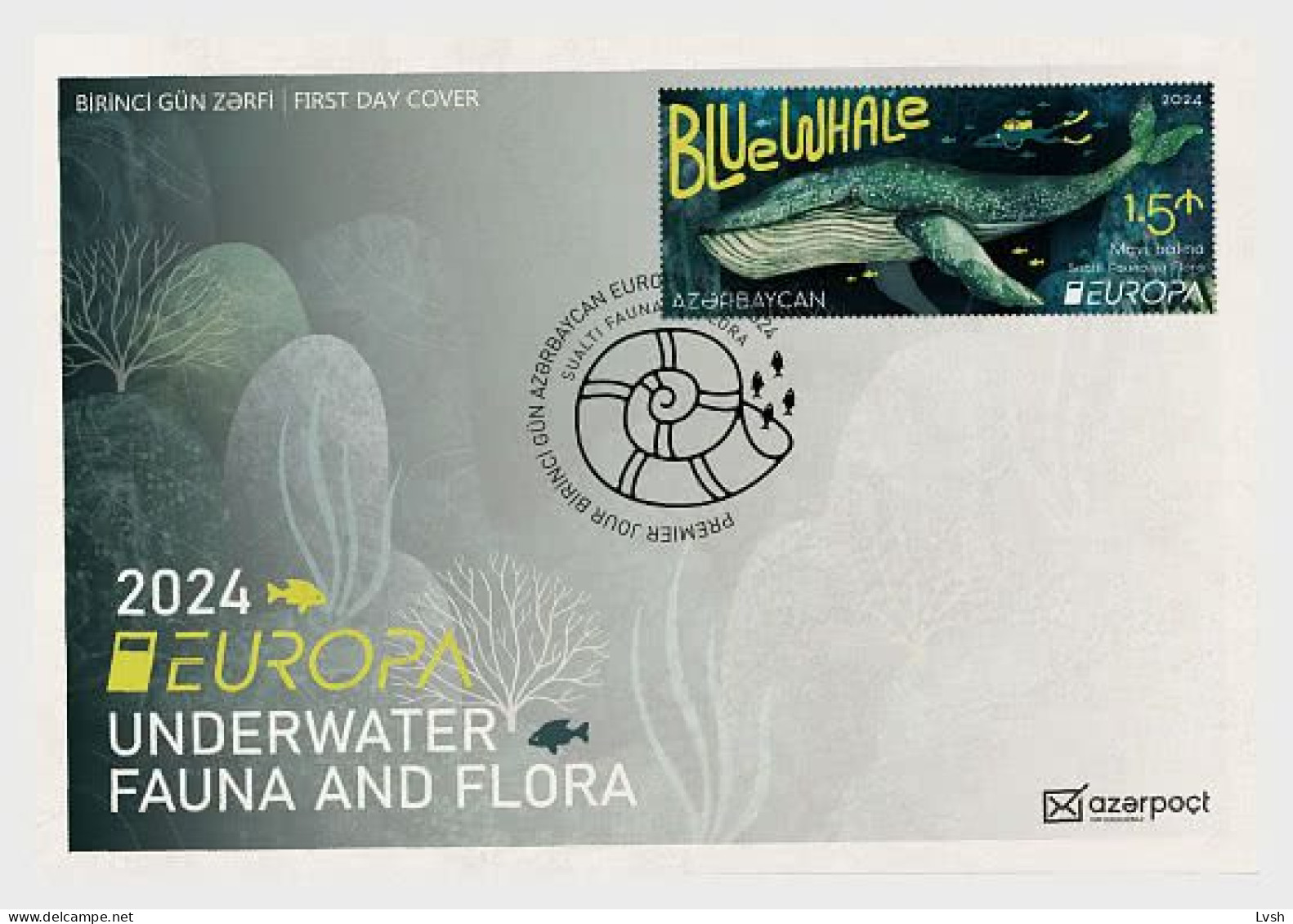 Luxembourg.2024.Europa CEPT.Underwater Fauna And Flora.FDC./2/. - 2024