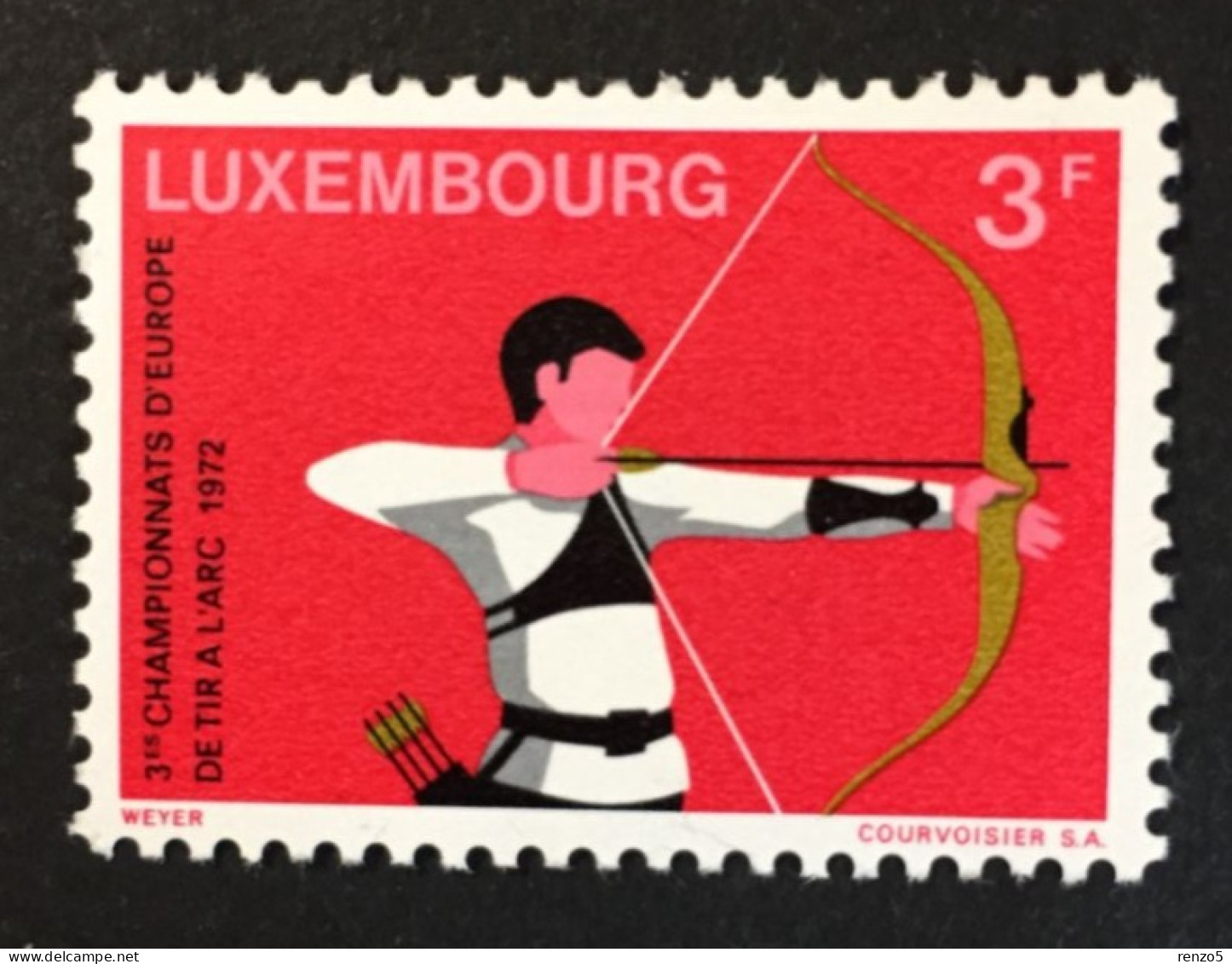 1972 Luxembourg - 3rd European Archery Championship Luxembourg - Unused - Neufs