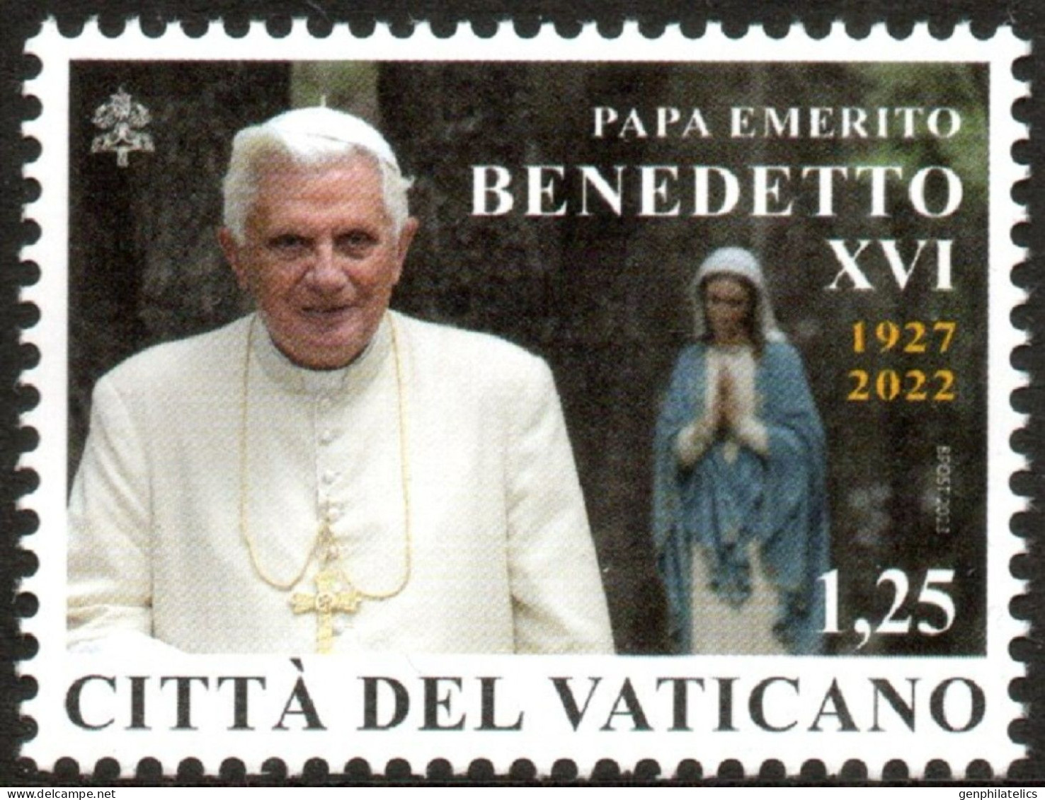 VATICAN CITY 2023 PEOPLE In Memory Of Pope Emeritus Benedict XVI - Fine Stamp MNH - Nuevos