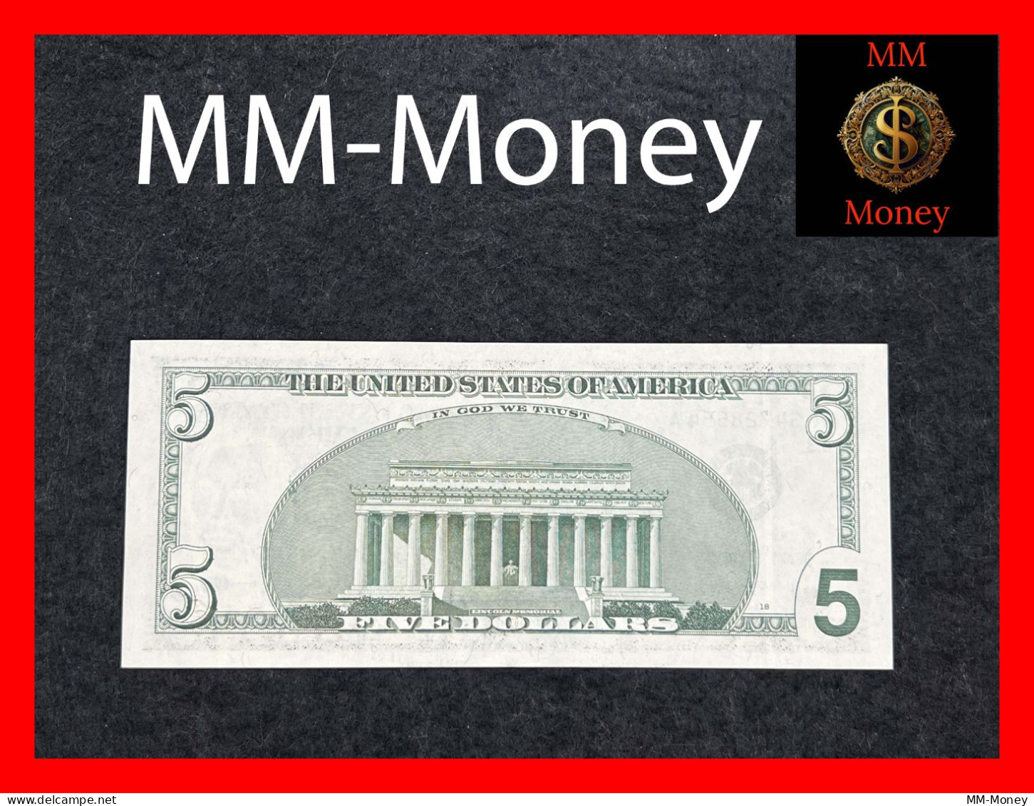 U.S.A.  USA  United States  5 $  2003   P. 517  *C 3 Philadelphia PA*   UNC - Biljetten Van De  Federal Reserve (1928-...)
