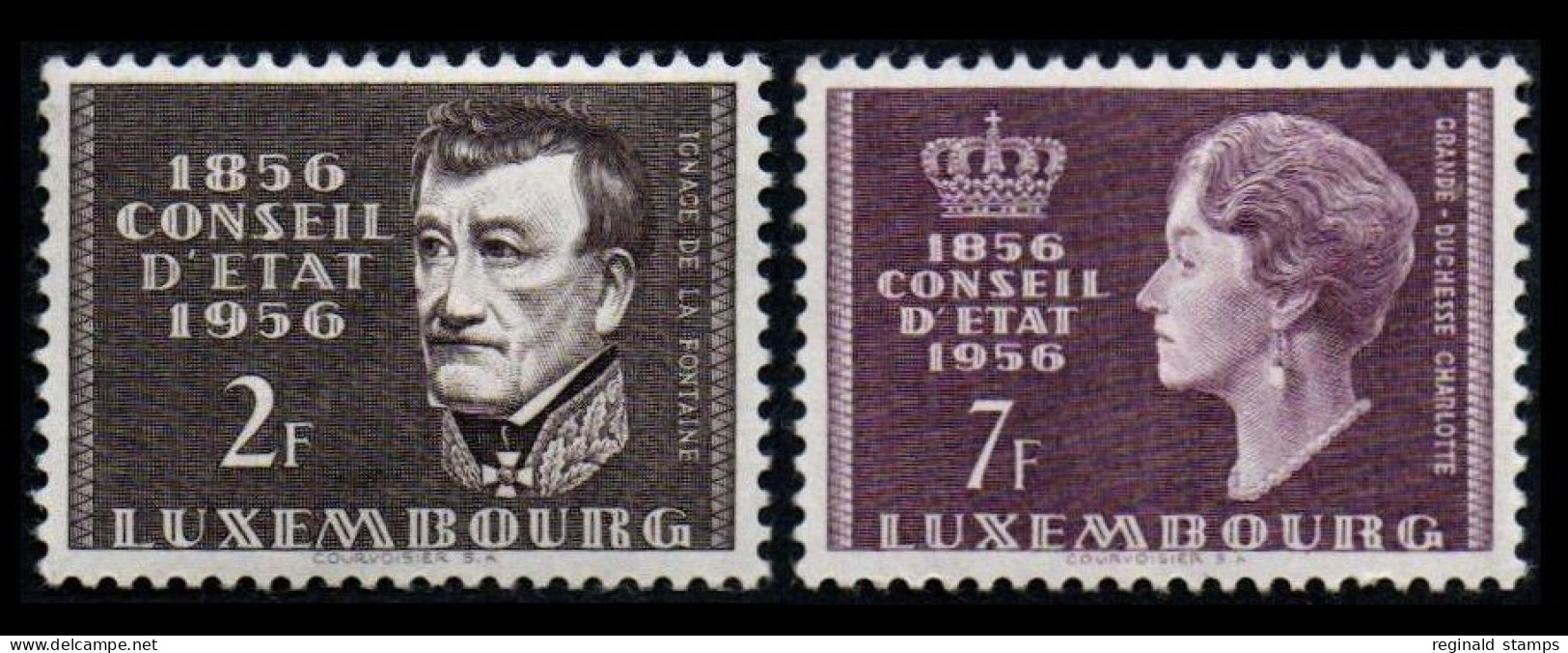 Luxembourg 1956 Council Of Europe, MNH ** Mi 559/60 (Ref: 1154) - Nuevos