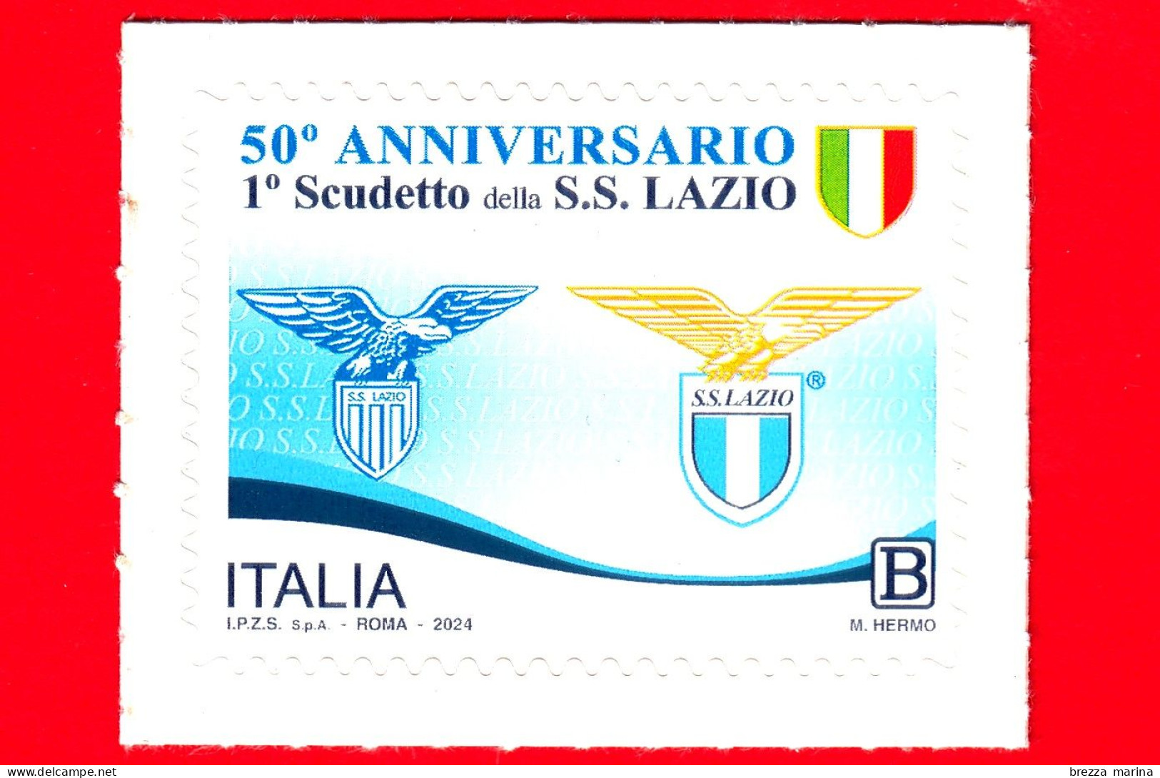 Nuovo - MNH - ITALIA - 2024 - 50 Anni Del Primo Scudetto Della S.S. Lazio - B - 2021-...: Neufs