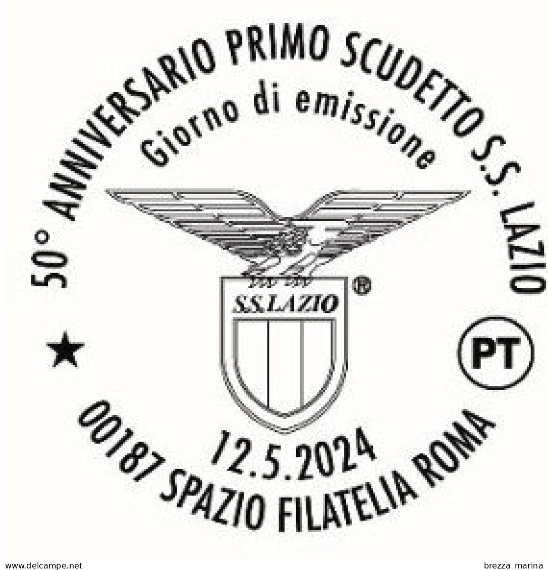 Nuovo - MNH - ITALIA - 2024 - 50 Anni Del Primo Scudetto Della S.S. Lazio - B - 2021-...: Ungebraucht