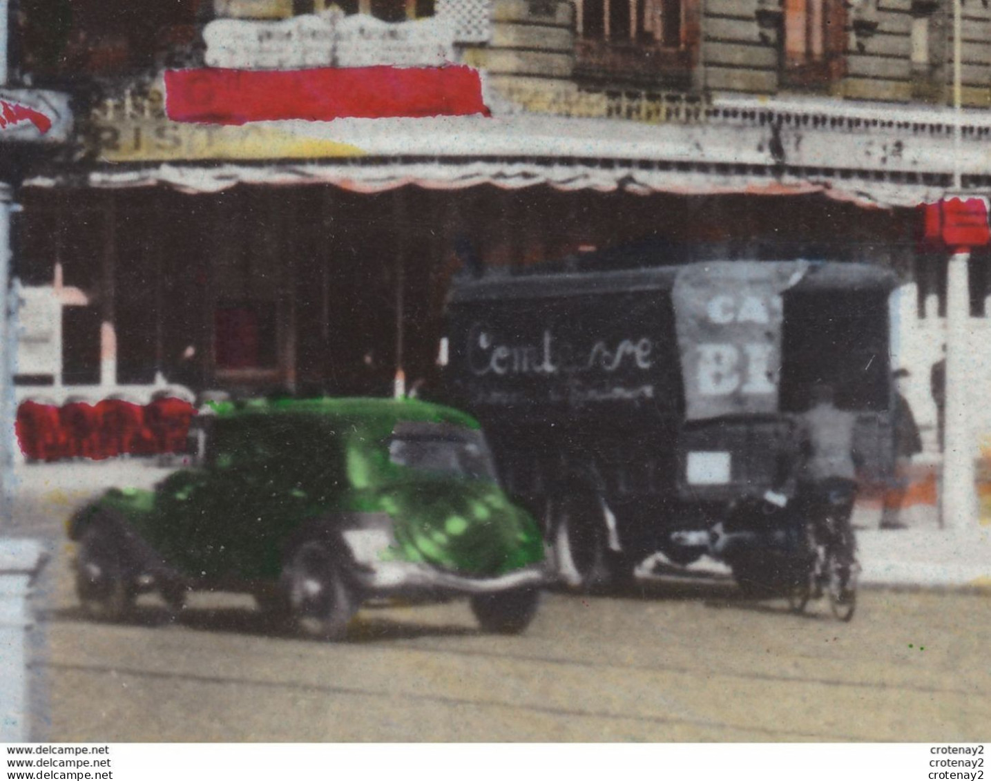 31 TOULOUSE N°202 Place Jeanne D'Arc Tramway Tram PUB LOUIT VOIR 3 ZOOMS Camion Citroën Traction Levure SPRINGER - Toulouse