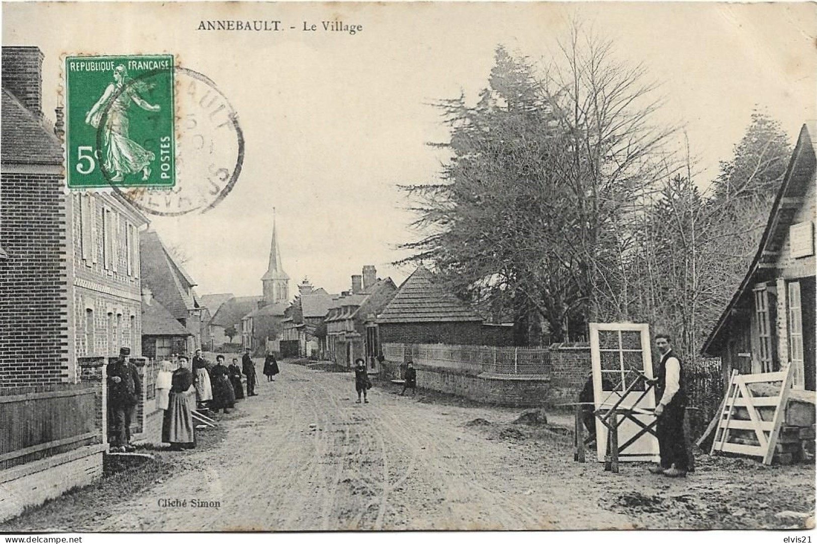 ANNEBAULT Le Village. Menuisier - Otros & Sin Clasificación
