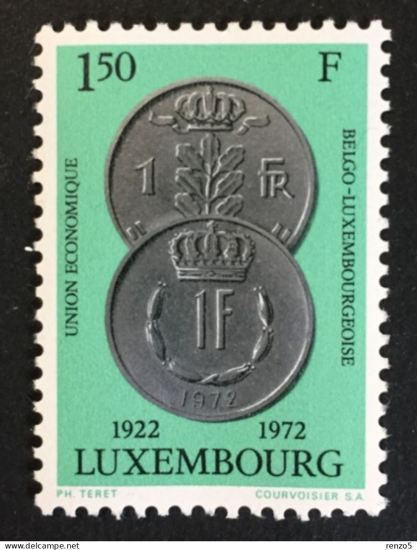 1972 Luxembourg - 50th Anniversary Of Belgium Luxembourg Economic Union - Unused - Ongebruikt