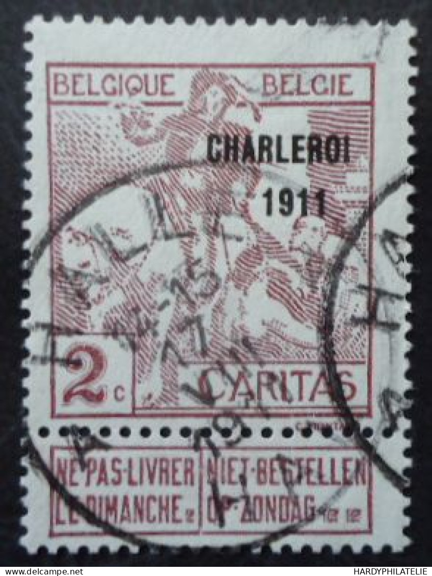 BELGIQUE N°102 Oblitéré - 1910-1911 Caritas