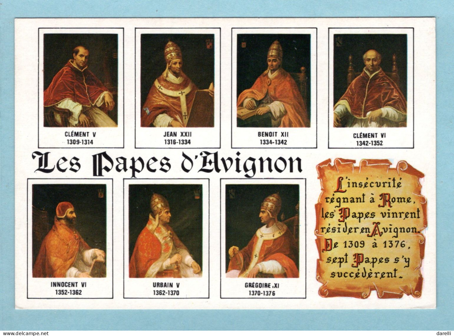 CP 84 - Avignon - Les Papes D'Avignon - Avignon