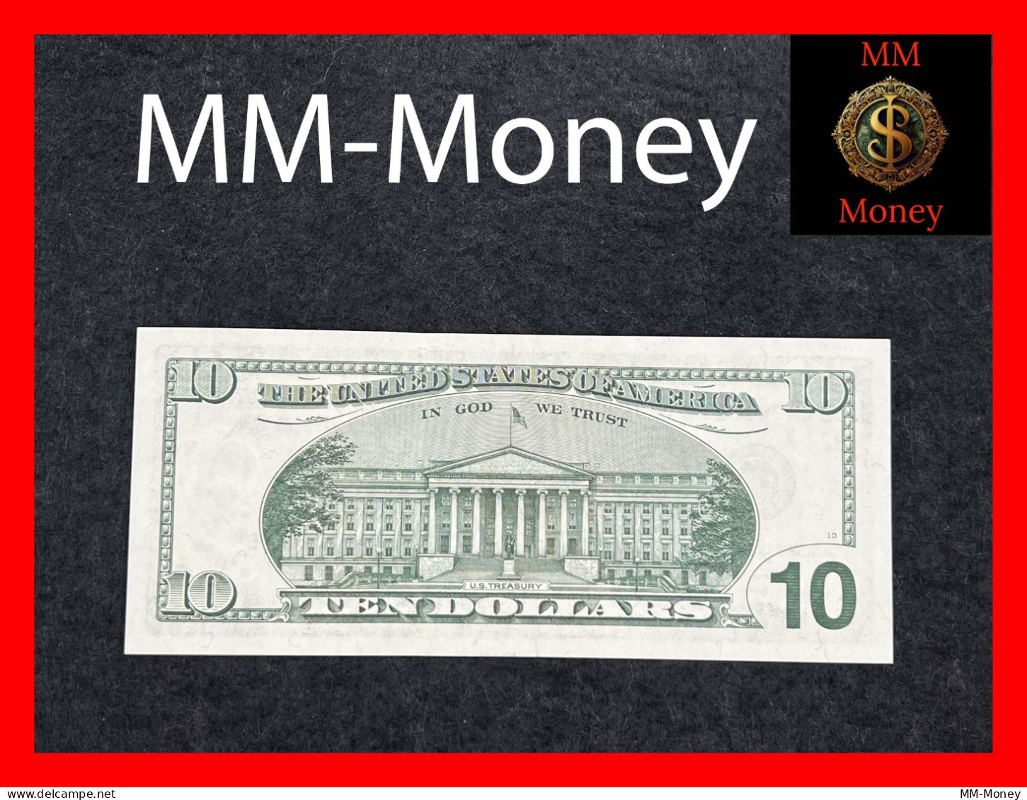 U.S.A.  USA  United States  10 $  2003   P. 518  *B2 - New York NY*   UNC - Billets De La Federal Reserve (1928-...)