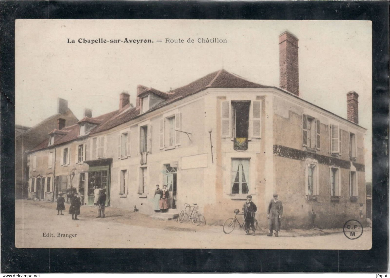 45 LOIRET - LA CHAPELLE SUR AVEYRON Route De Châtillon, Aquarellée - Sonstige & Ohne Zuordnung