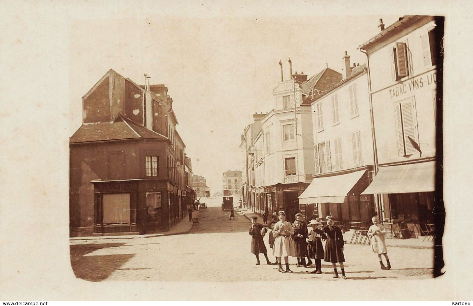 Corbeil Essonnes * Carte Photo * Débit De Tabac Tabacs TABAC Vins Liqueurs , Place St Léonard - Corbeil Essonnes