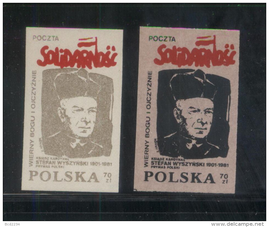 POLAND SOLIDARNOSC SOLIDARITY FAITHFUL TO GOD & COUNTRY CARDINAL WYSZYNSKI ANTI COMMUNIST WW2 WARSAW UPRISING WAR - Solidarnosc Labels