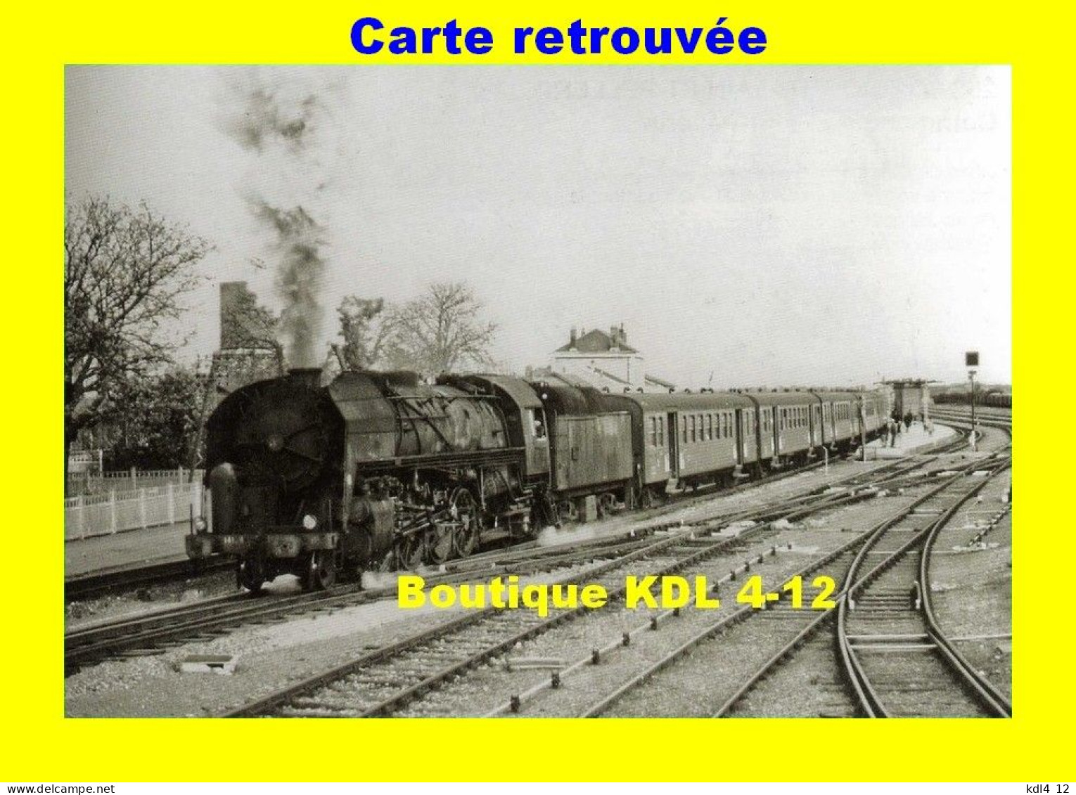 AL 253 - Train - Loco 151 R 1055 Quittant La Gare - COURTALAIN SAINT-PELLERIN - Eure Et Loir - SNCF - Courtalain