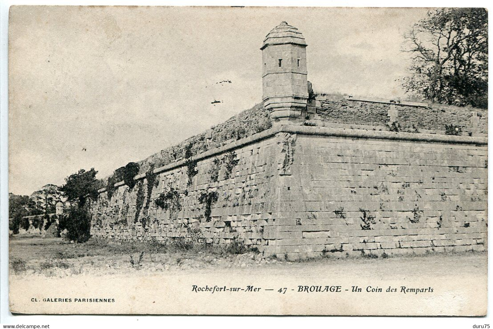 Pionnière Voyagé 1904 * BROUAGE Un Coin Des Remparts ( Hiers Brouage Intégrée à Marennes) Cliché Galeries Parisiennes - Marennes