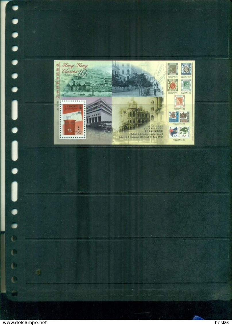 HONG KONG TIMBRES CLASSIQUES 10 1  BF NEUF A PARTIR DE 0.75 EUROS - Blocs-feuillets