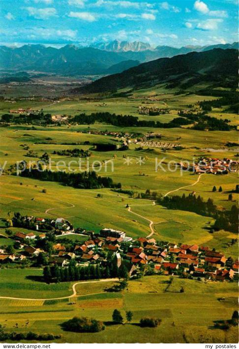 72725671 Mittelberg Oy Fliegeraufnahme Mit Ammergebirge Zugspitze Und Mieminger  - Sonstige & Ohne Zuordnung