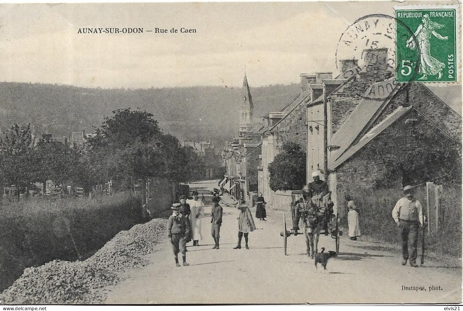 AUNAY SUR ODON Route De Caen - Autres & Non Classés