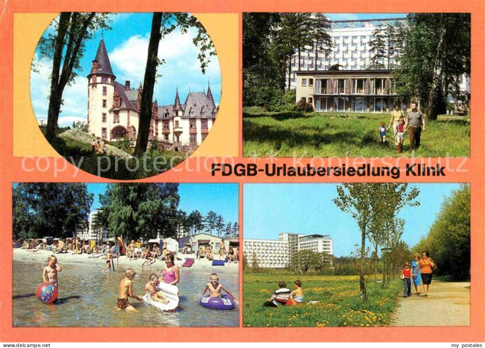 72725647 Klink Waren FDGB-Urlaubersiedlung Strand Schloss Klink Waren - Other & Unclassified