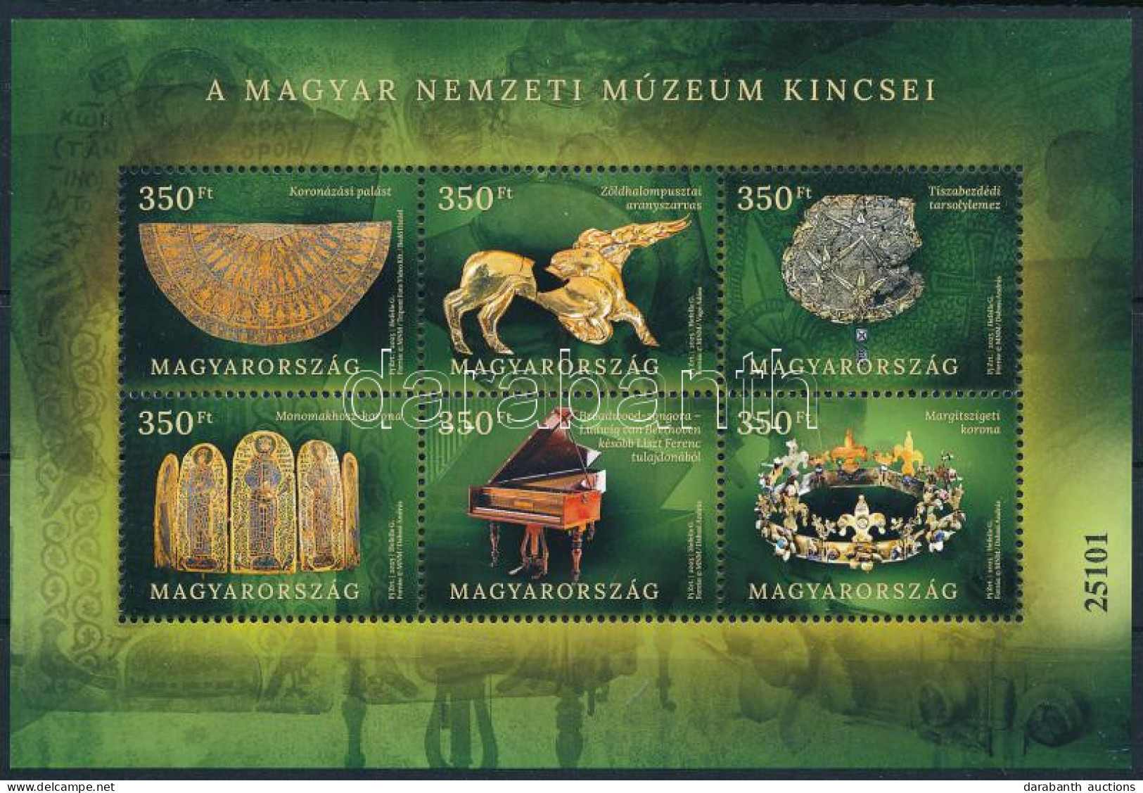 ** 2023 A Magyar Nemzeti Múzeum Kincsei Blokk - Altri & Non Classificati