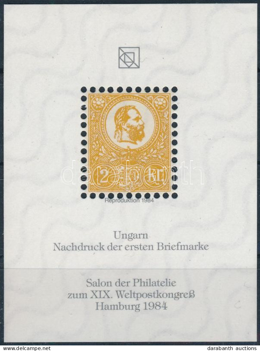 ** 1984 Hamburg Kőnyomat 2kr Német Emlékív - Other & Unclassified