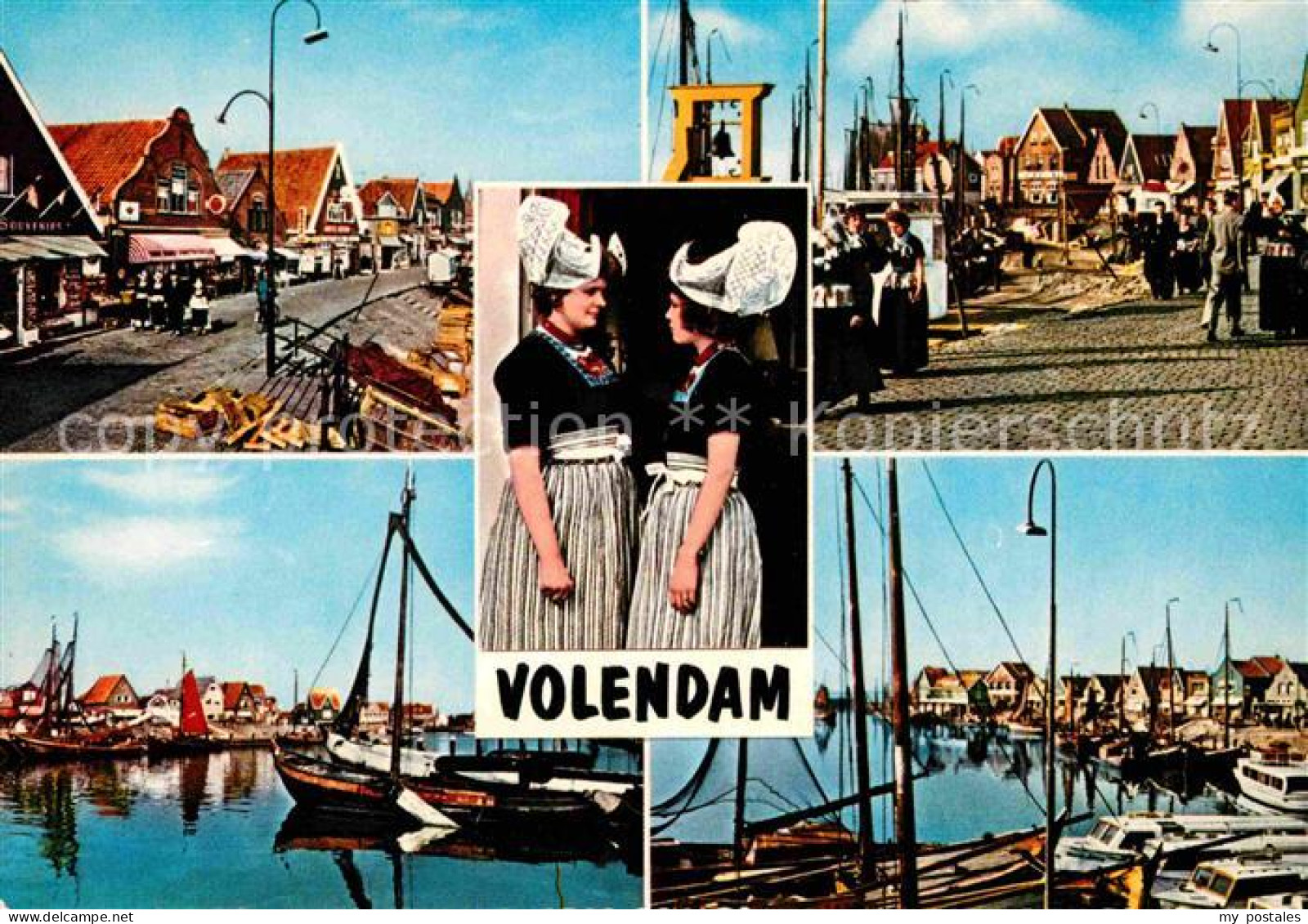 72725561 Volendam Hafen Tracht Volendam - Sonstige & Ohne Zuordnung