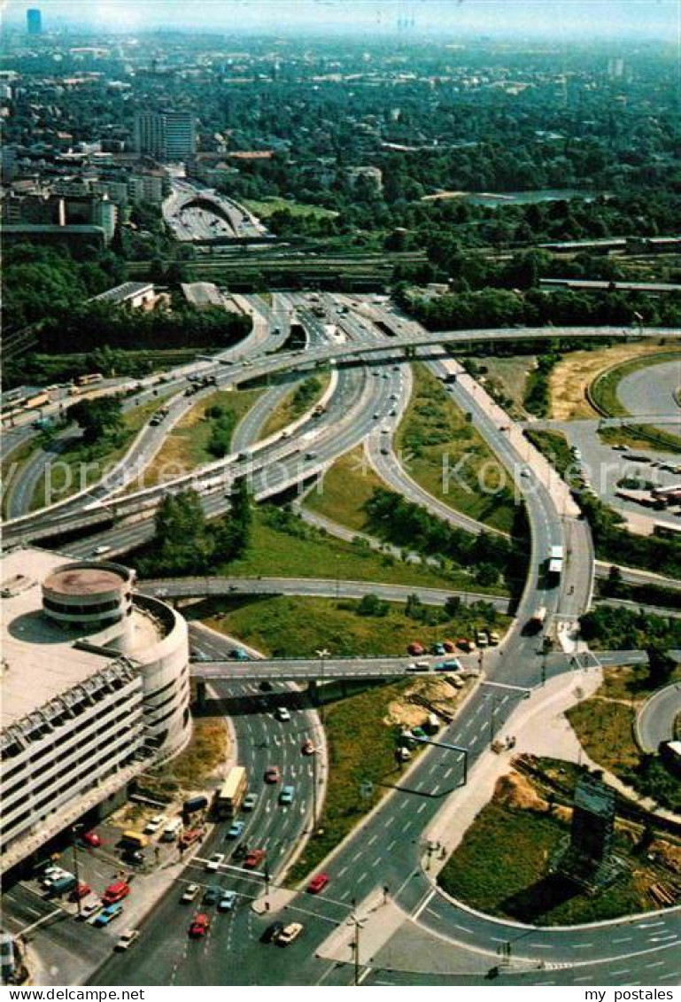 72725531 Berlin Fliegeraufnahme Stadtautobahn Am Messegelaende Berlin - Andere & Zonder Classificatie