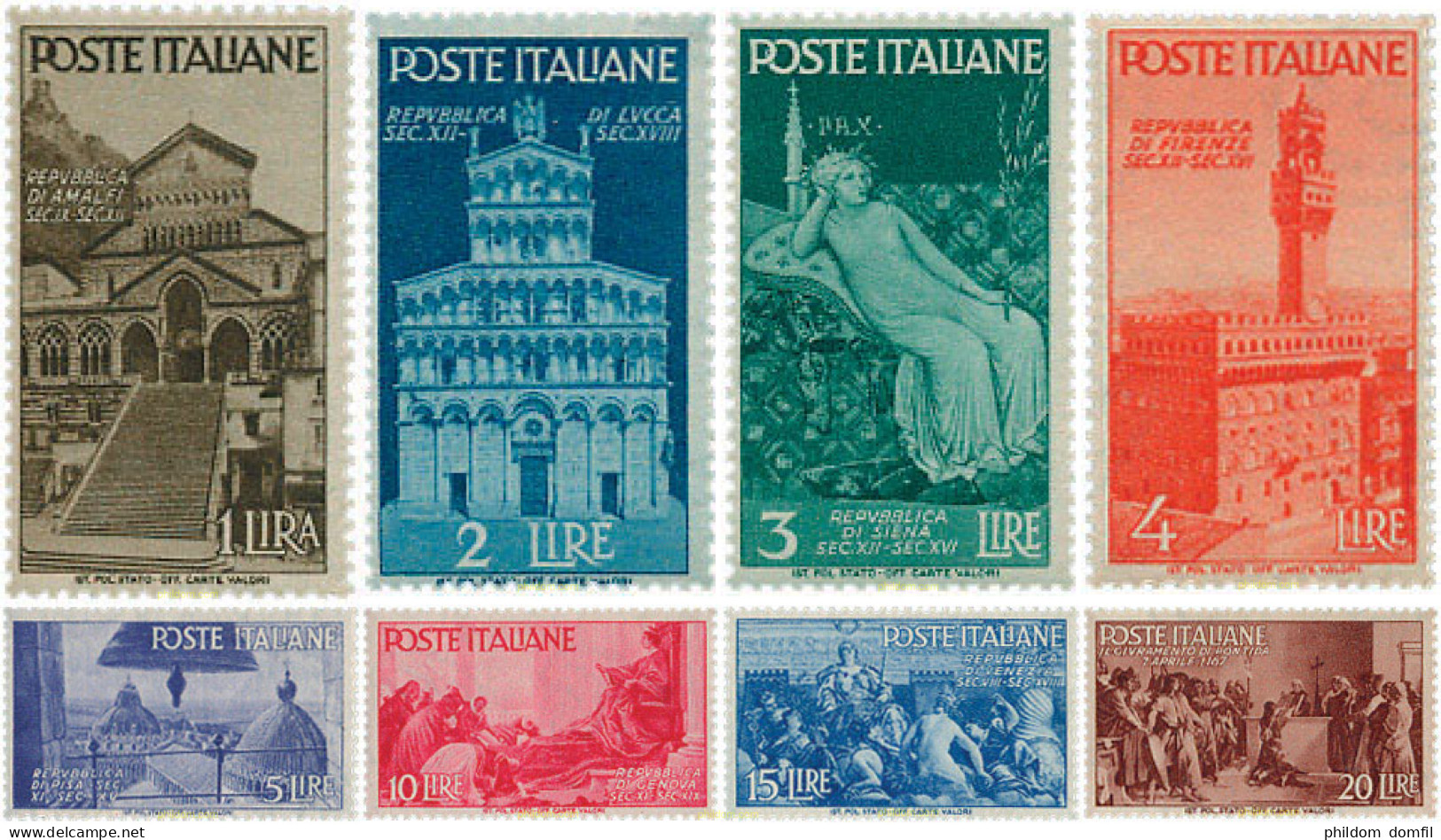 124049 MNH ITALIA 1946 PROCLAMACION DE LA REPUBLICA - Neufs