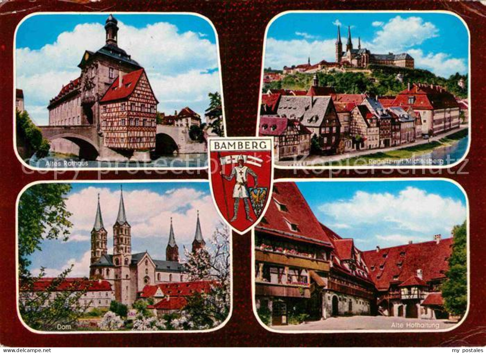 72725497 Bamberg Altes Rathaus Regnitz Mit Michelsberg Dom Alte Hofhaltung Bambe - Bamberg