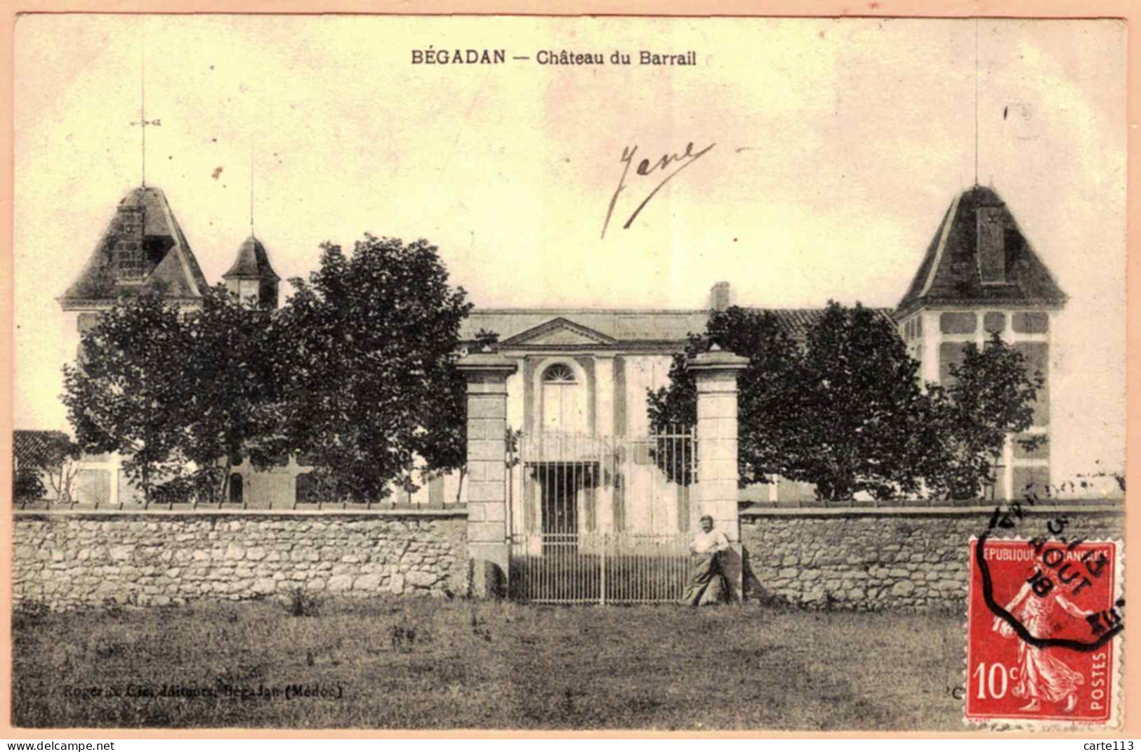 33 - B28172CPA - BEGADAN - Chateau Du Barrail - Très Bon état - GIRONDE - Sonstige & Ohne Zuordnung