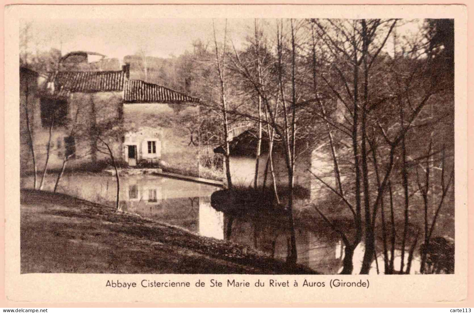 33 - B28163CPA - AUROS - Le RIVET - Le Moulin De L' Abbaye - Très Bon état - GIRONDE - Sonstige & Ohne Zuordnung