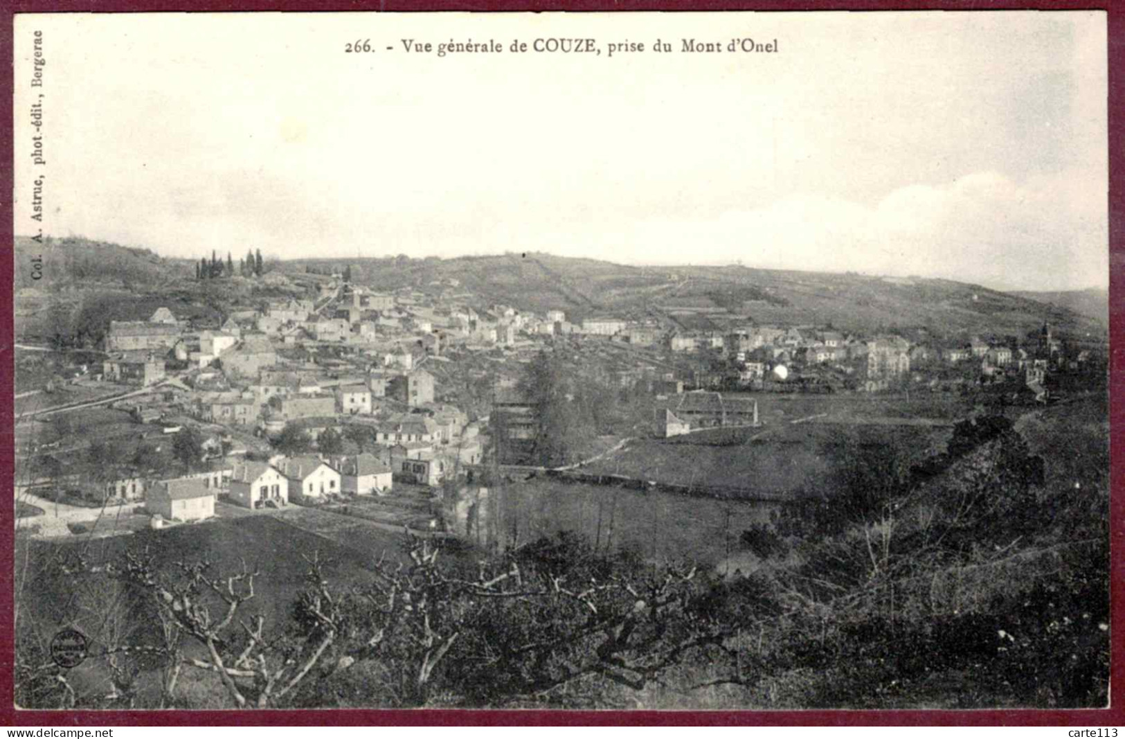 24 - B28158CPA - COUZE - Vue Generale Prise Du Mont D' Onel - Très Bon état - DORDOGNE - Autres & Non Classés